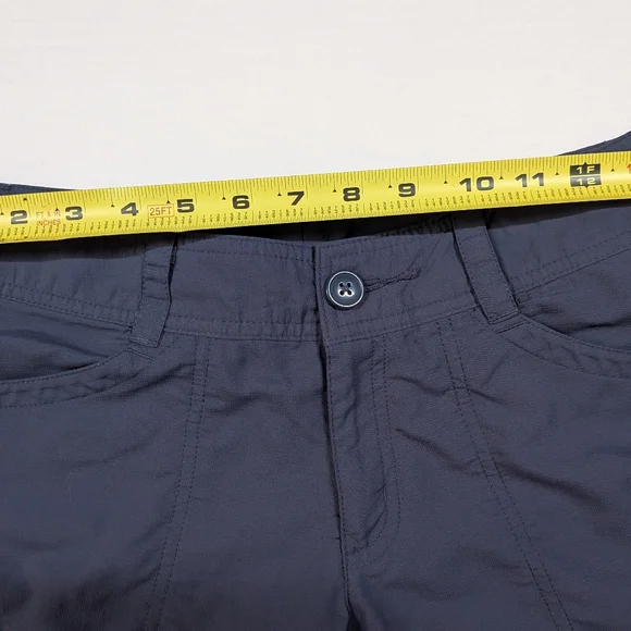 Columbia Omni Wick Cargo Shorts Womens 2 10L Blue Nylon Outdoor Hiking Casual - Picture 5 of 8